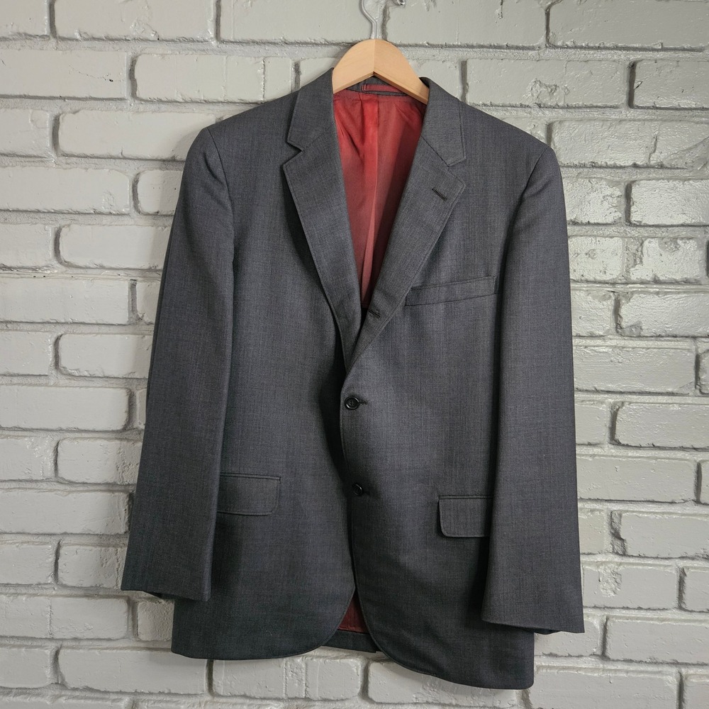 H Freeman & Son George J Good Berkeley Charcoal Gray Naturalaire Suit‎ Mens 39R